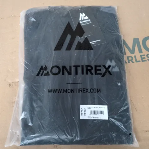 BAGGED MONTIREX LUMOS 2.0 JACKET IN BLACK - LARGE