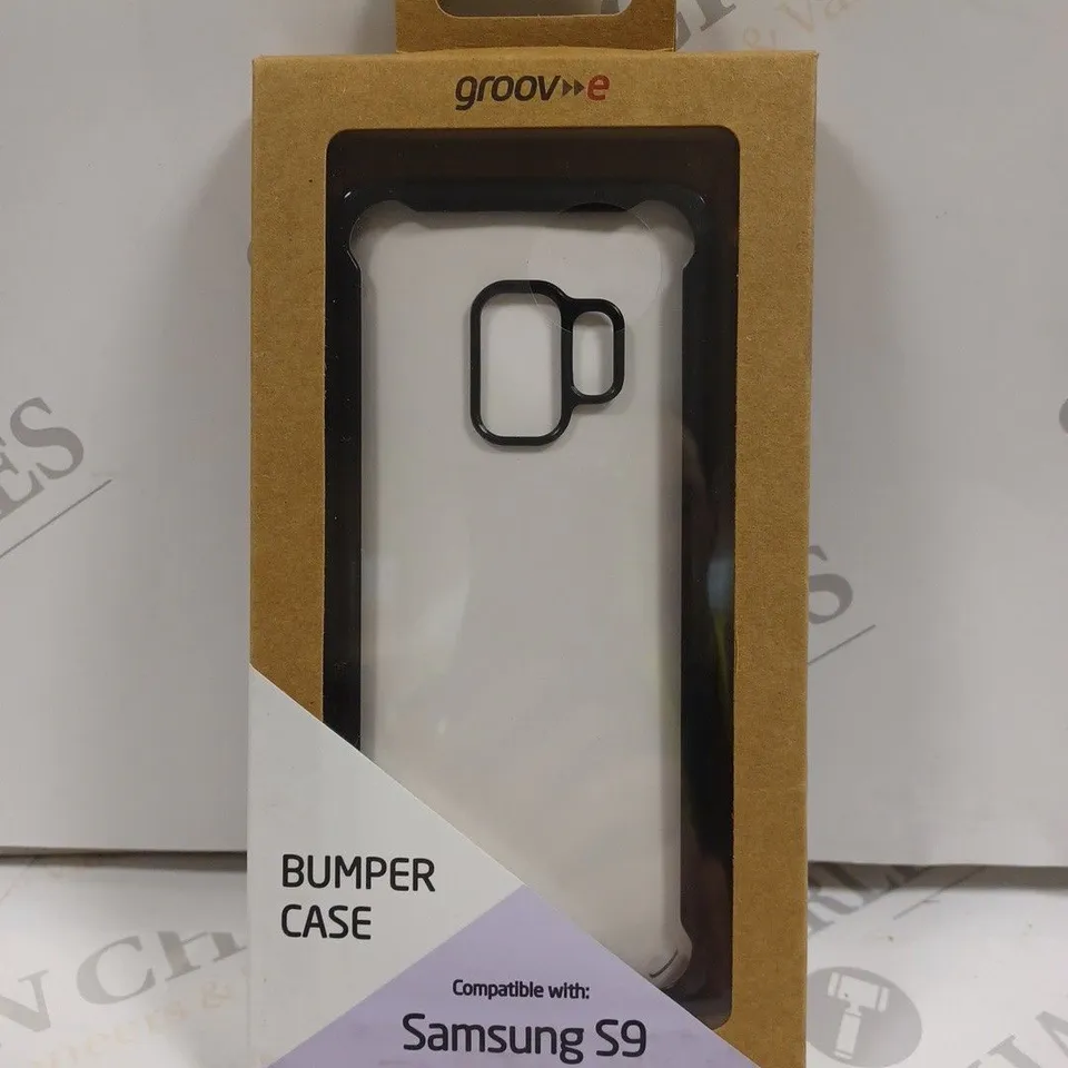 LOT OF APPROXIMATELY 100 GROOVE SAMSUNG S9 BUMPER CASES