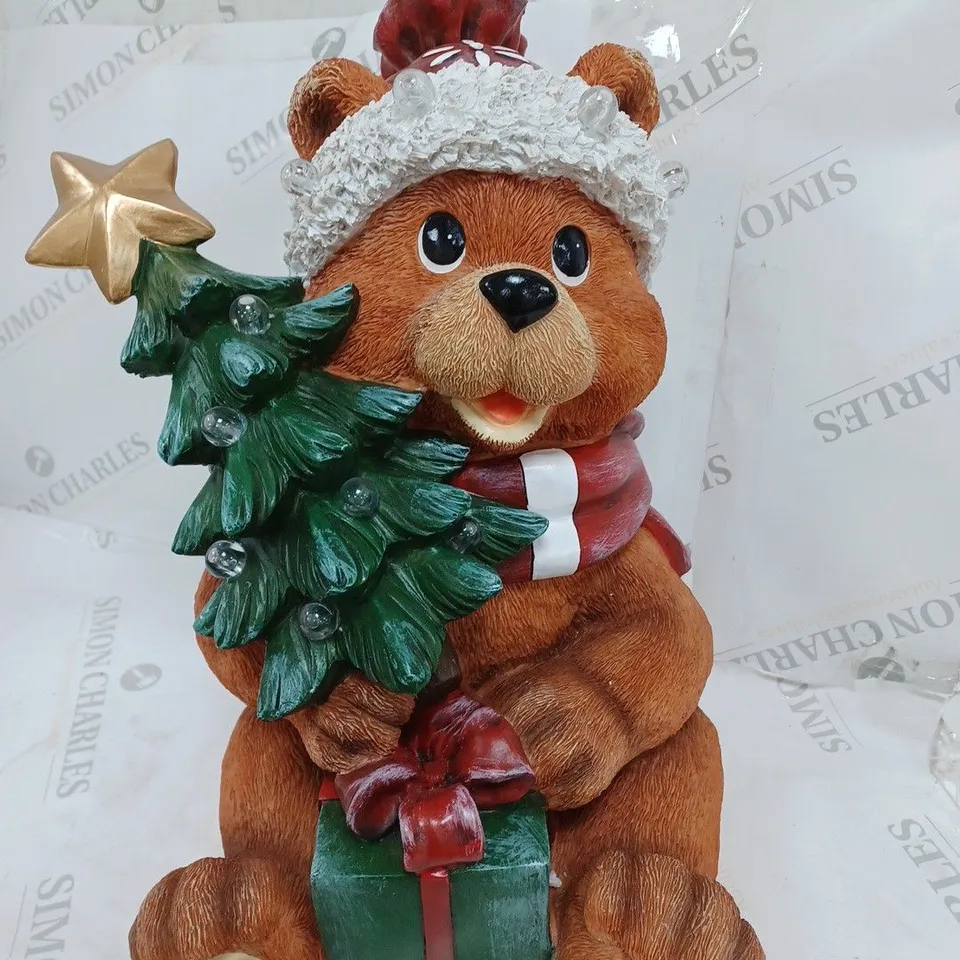 SANTA EXPRESS PRE-LIT INDOOR /OUTDOOR CHRISTMAS BEAR