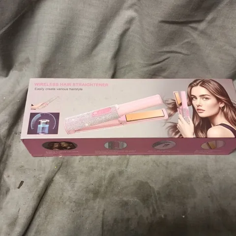 SCATOLA WIRELESS HAIR STRAIGHTENER – PINK (BOXED)