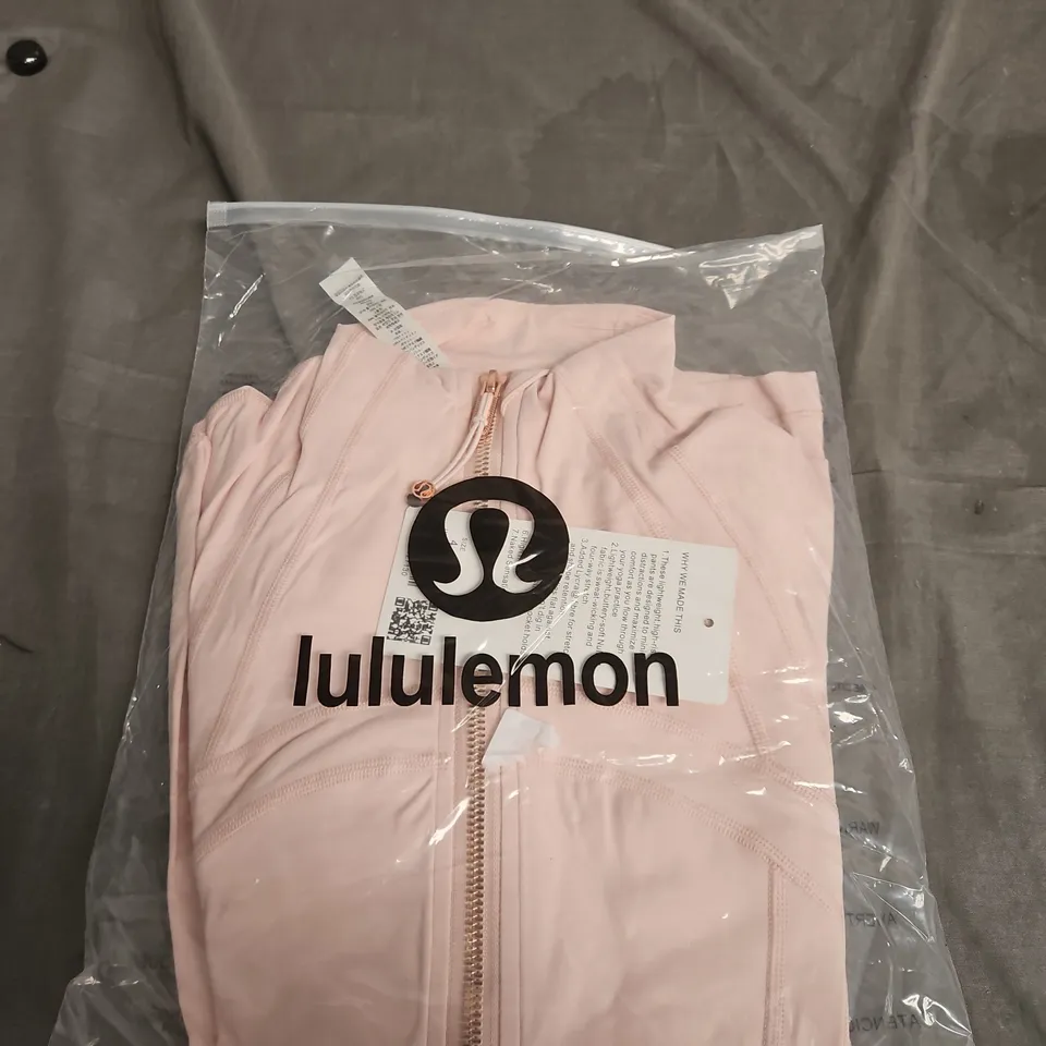 LULULEMON PINK ZIP-UP JACKET – WOMEN'S SIZE 4