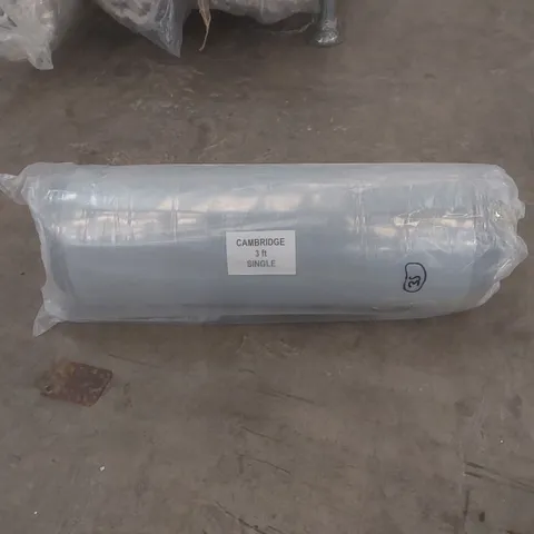 BRAND NEW BAGGED AND ROLLED CAMBRIDGE MATTRESS - 3FT SINGLE