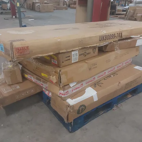 PALLET OF ASSORTED FLAT PACK FURNITURE PARTS 