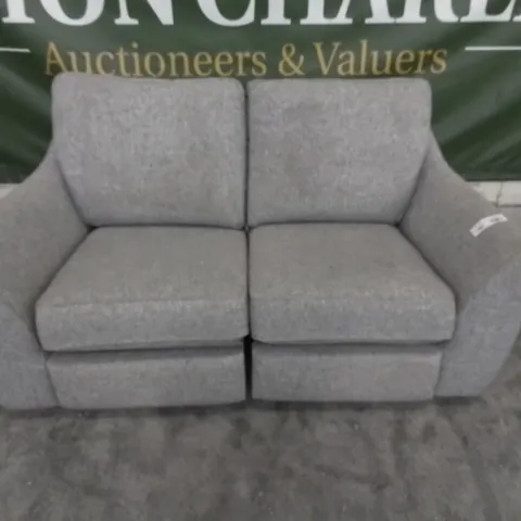DESIGNER G PLAN MADE VINTAGE 68 SORREN GREY FABRIC ELECTRIC RECLINING TWO SEATER SOFA
