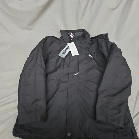 JEEP SPIRIT HOODED WATERPROOF COAT IN BLACK SIZE XL