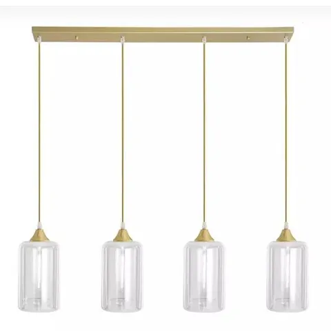 BOXED THE LIGHTING VAULT LEXINGTON PENDANT BAR GOLD (1 BOX)