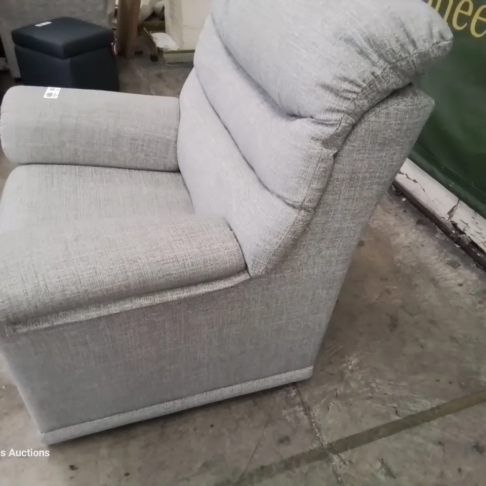 QUALITY BRITISH DESIGNER & MANUFACTURED G PLAN MALVERN EASY CHAIR LIMA DUCK EGG FABRIC 