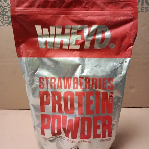 WHEYD STRAWBERRY PROTEIN POWDER – 30 SERVINGS