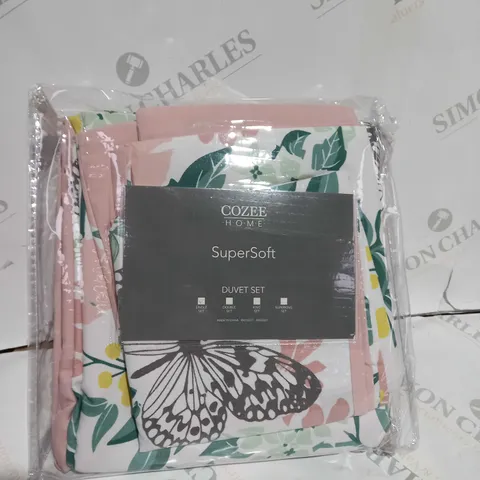 SUPERSOFT BY COZEE HOME FLORAL MEADOW PRINTED SINGLE SET