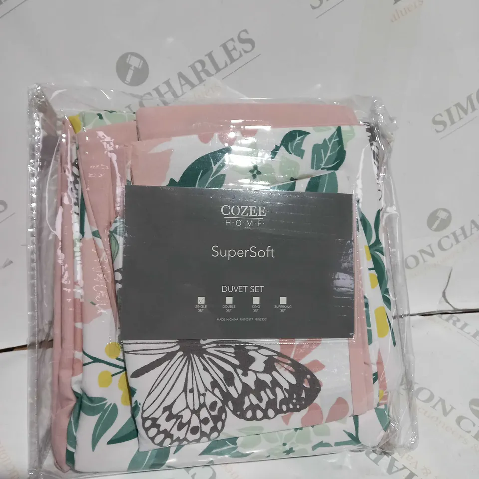 SUPERSOFT BY COZEE HOME FLORAL MEADOW PRINTED SINGLE SET 