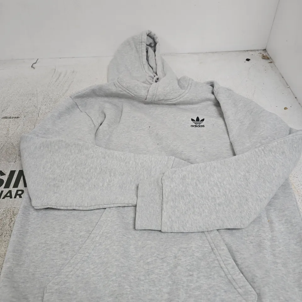 ADIDAS HOODIE – GREY, UK M 