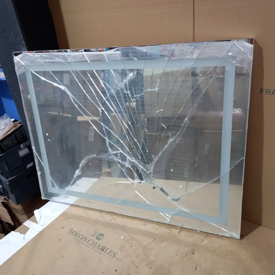 BOXED DREAM HOME LED RECTANGULAR MIRROR APPROX 80X60CM