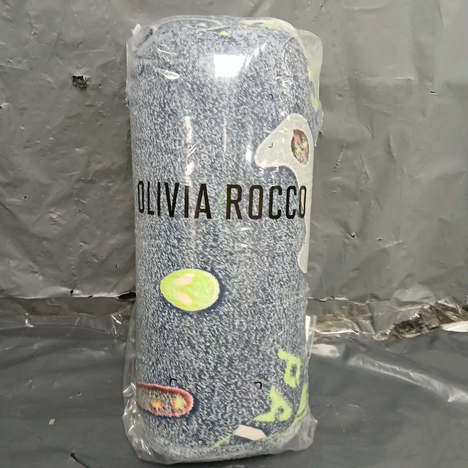 OLIVIA ROCCO GAMER SINGLE DUVET SET NAVY