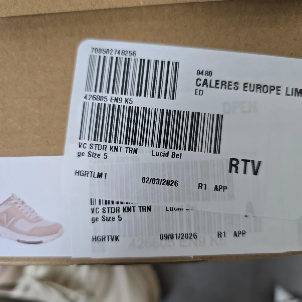 VIONIC WOMEN'S SNEAKERS UK5 – BEIGE MESH & SUEDE