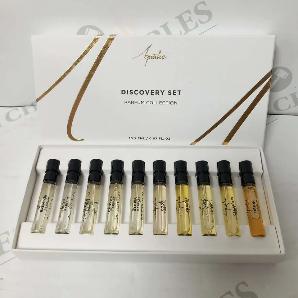 BOXED AQUALIS PARFUM COLLECTION ALLERGEN LIST