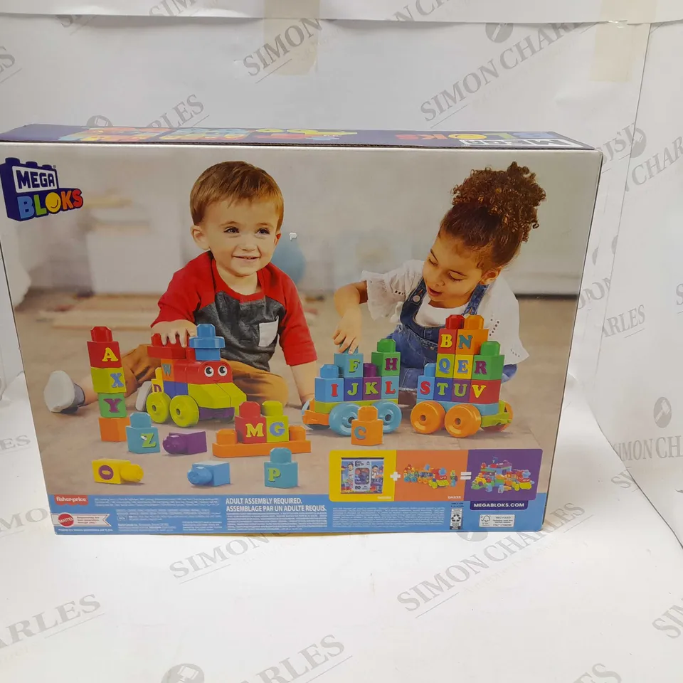 BRAND NEW MEGA BLOCKS ABC LEARNING TRAIN