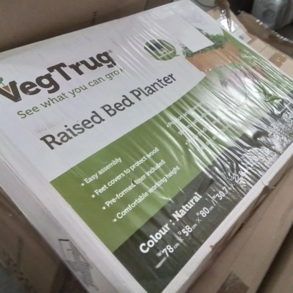 BOXED VEGTRUST RAISED BED PLANTER