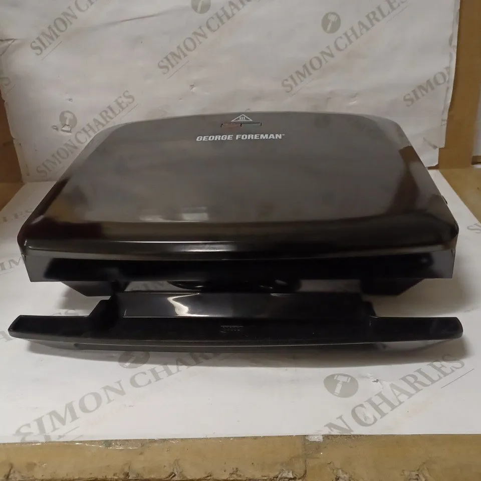 GEORGE FOREMAN MEDIUM REMOVABLE PLATES GRILL, BLACK [24330]