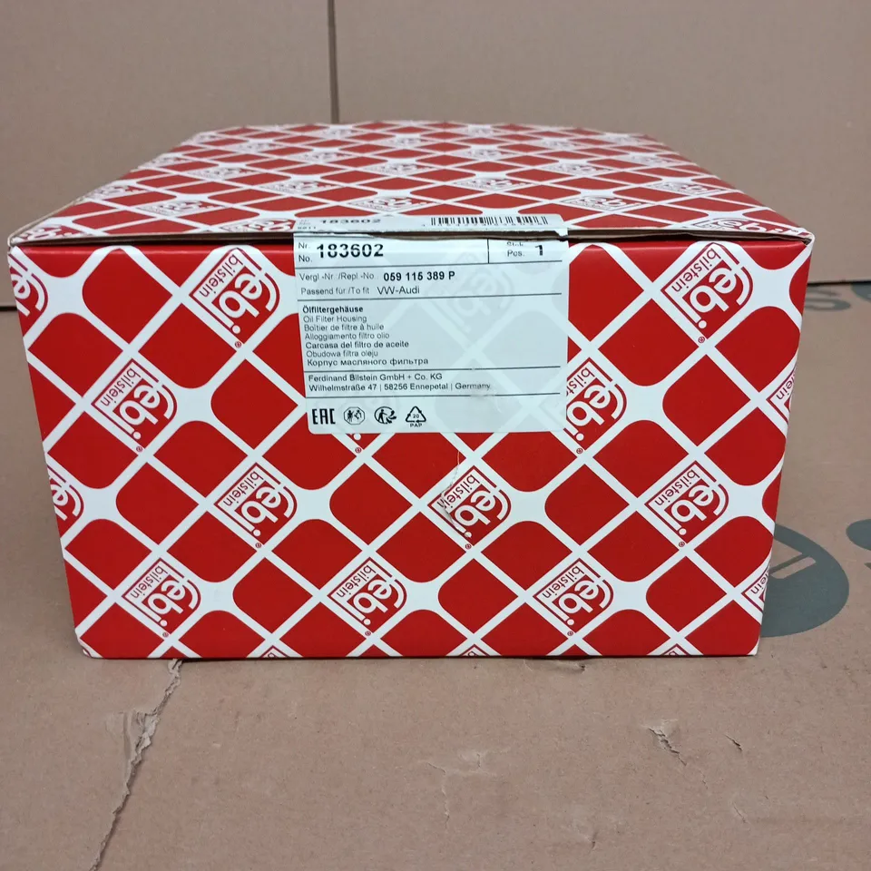 FEBI BILSTEIN OIL FILTER HOUSING VW AUDI BOXED