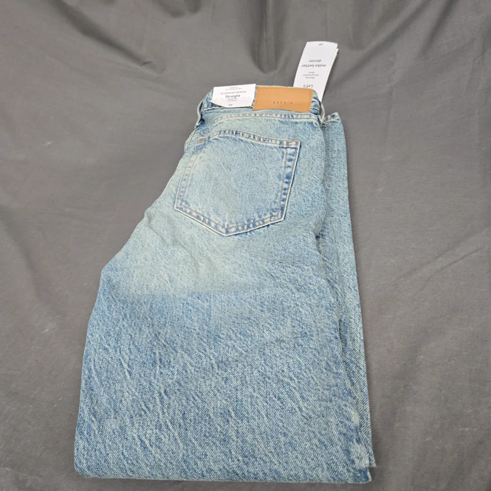 H&M STRAIGGHT DENIM JEANS SIZE UNSPECIFIED