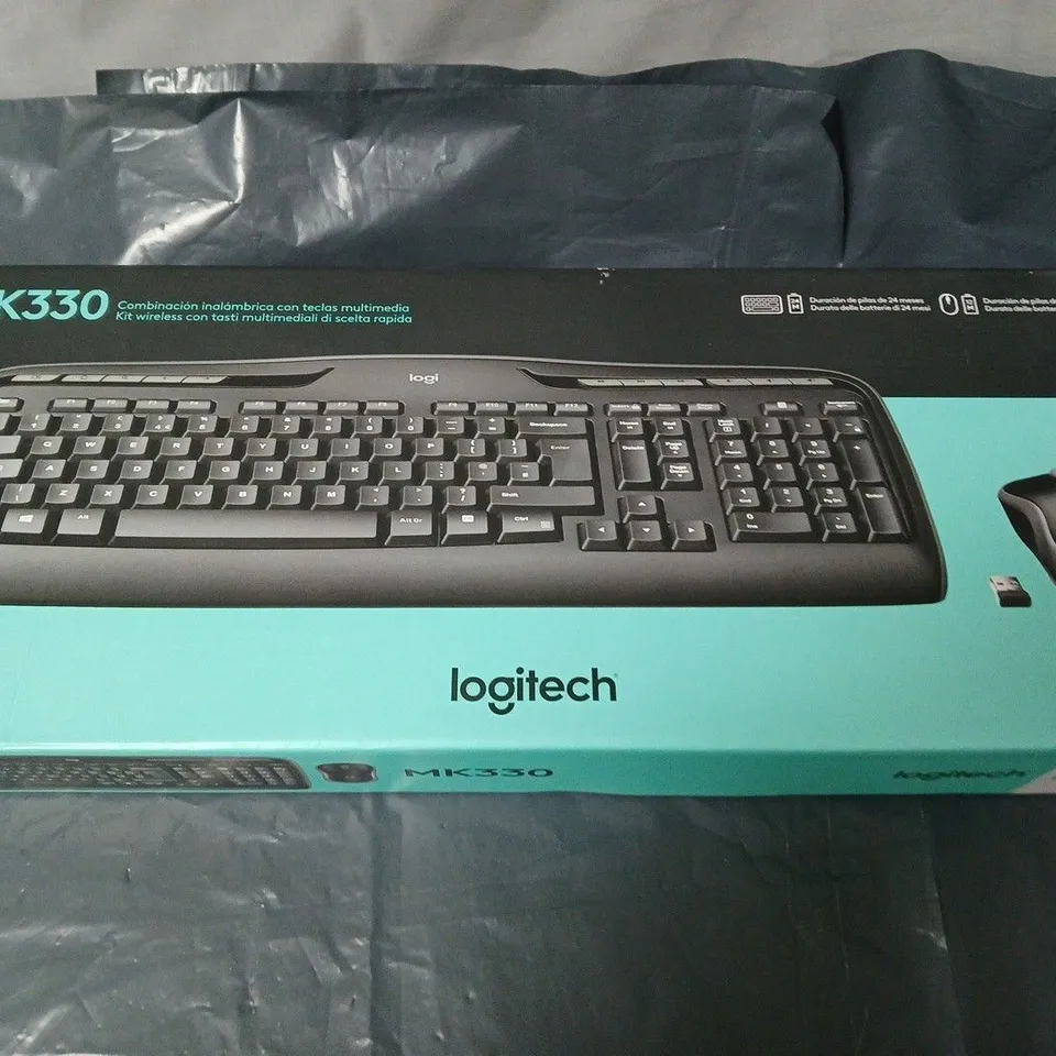 LOGITECH MK330 WIRELESS KEYBOARD & MOUSE SET – BOXED
