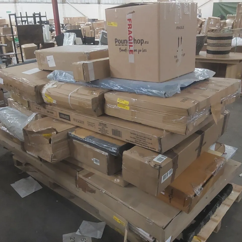 PALLET CONTAINING A VERY LARGE QUANTITY OF ASSORTED FURNITURE PARTS
