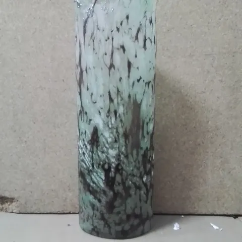 BOXED HARRI LARGE CRACKLE VASE MULTICOLOURED FINISH 