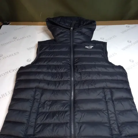 HOLLISTER BLACK GILLET SIZE S