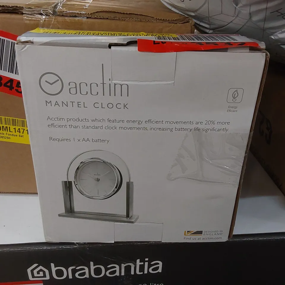 BOXED ACCTIM MANTEL CLOCK