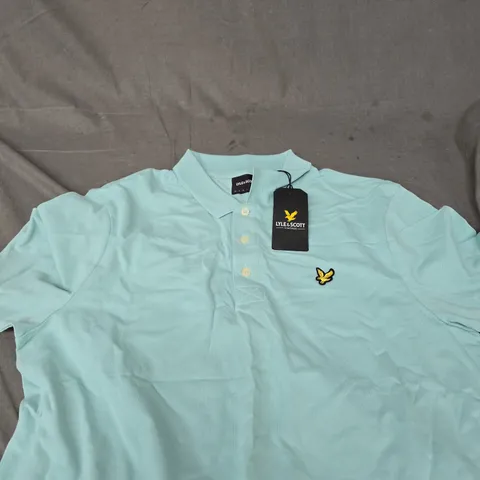 LYLE & SCOTT PLAIN POLO SHIRT – FUTURE BLUE - XL