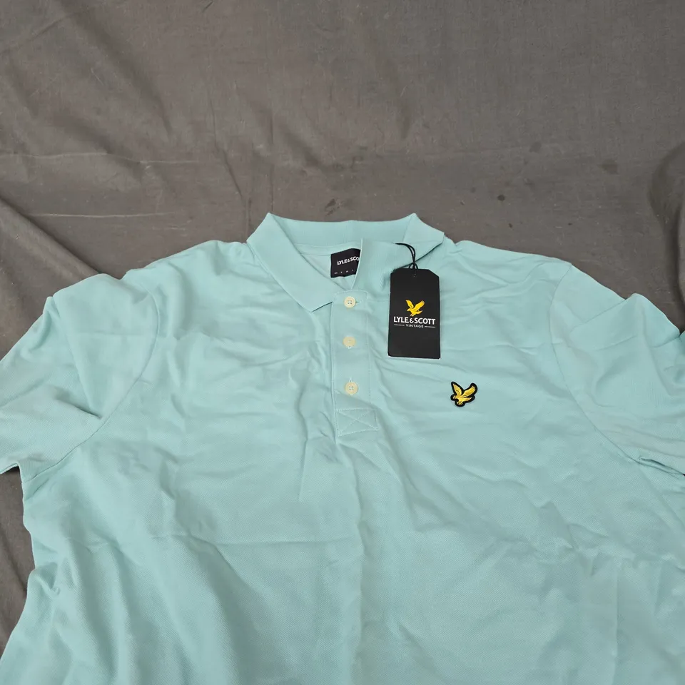LYLE & SCOTT PLAIN POLO SHIRT – FUTURE BLUE - XL