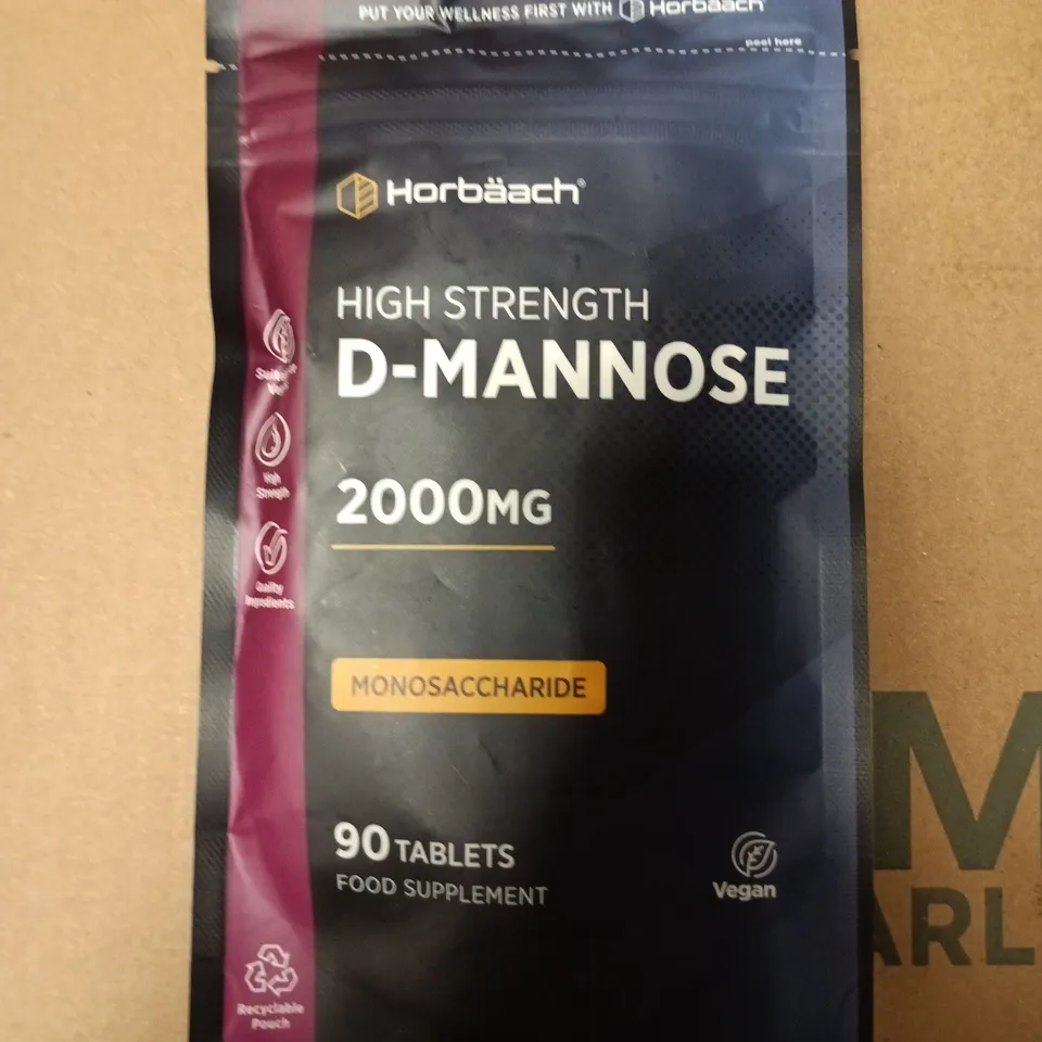 HORBÄACH HIGH STRENGTH D-MANNOSE 2000MG – 90 TABLETS