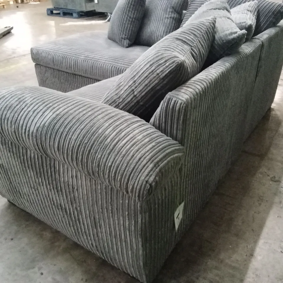 AMALFI FABRIC SCATTER-BACK SMALL CORNER CHAISE SOFA