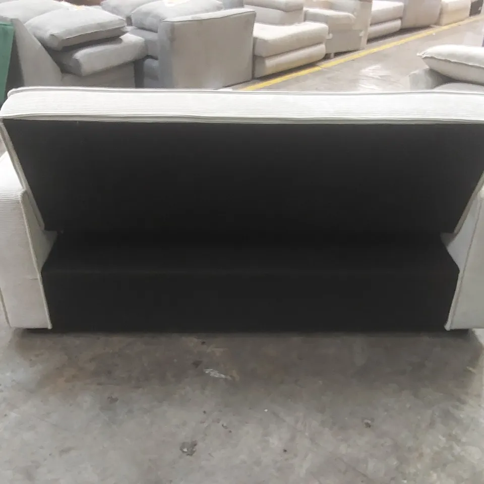 QUALITY DESIGNER SHIFLET 2 SEATER CORDUROY POLYESTER SOFA BED