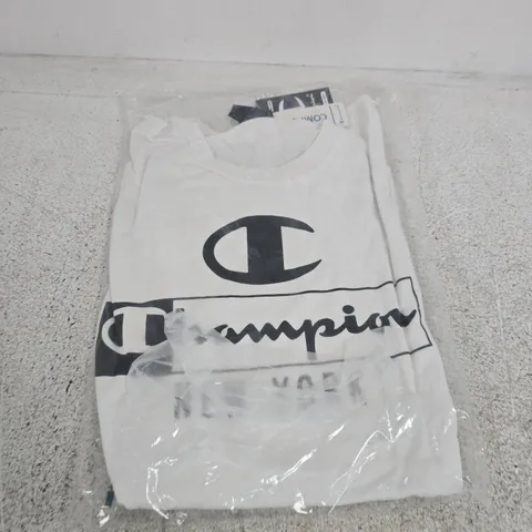 BAGGED CHAMPIONS LOGO TEE - SIZE S