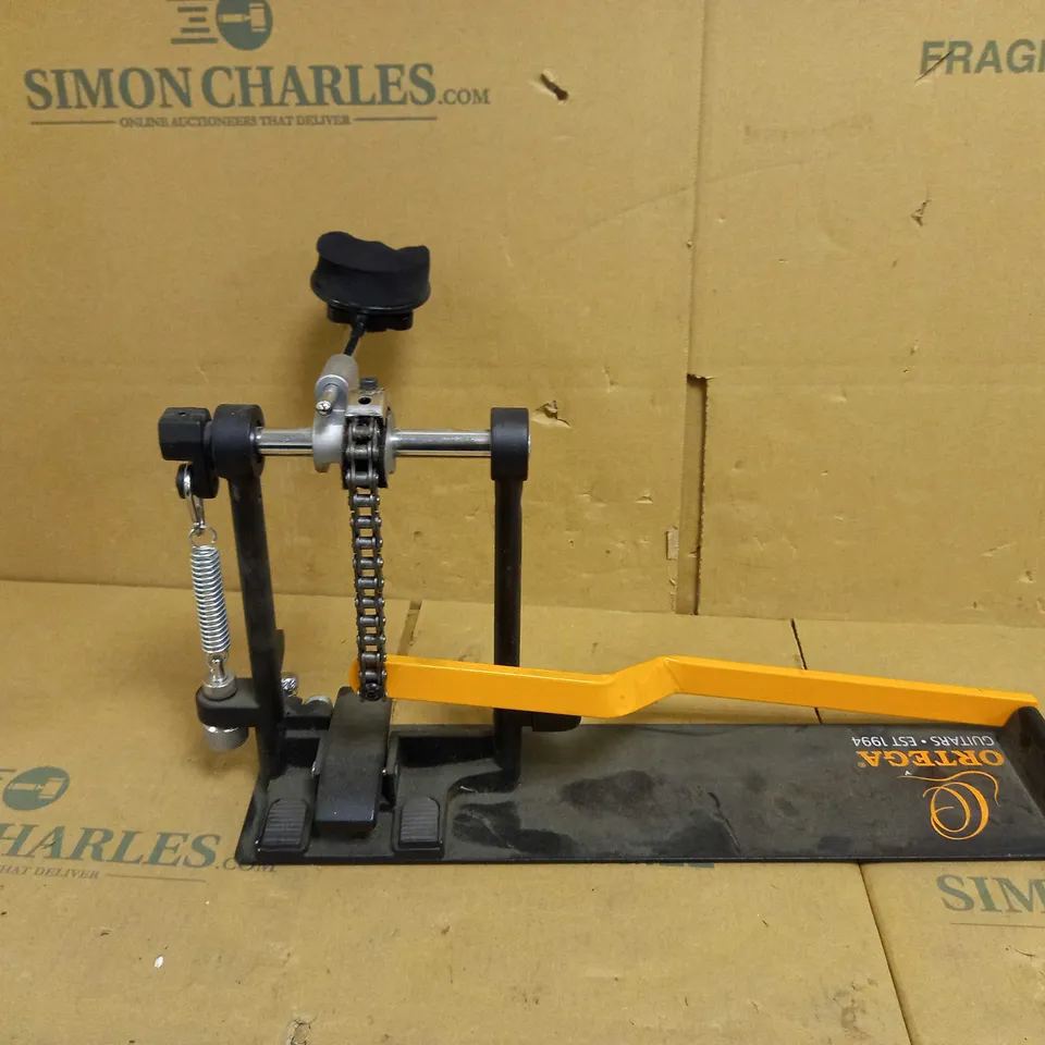 ORTEGA GUITARS DRUM PEDAL - BLACK/ORANGE
