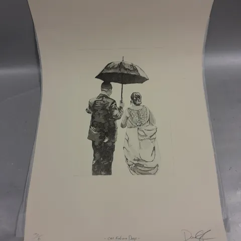 OUR FUTURE DAYS SIGNED LIMITED EDITION PRINT 3/6