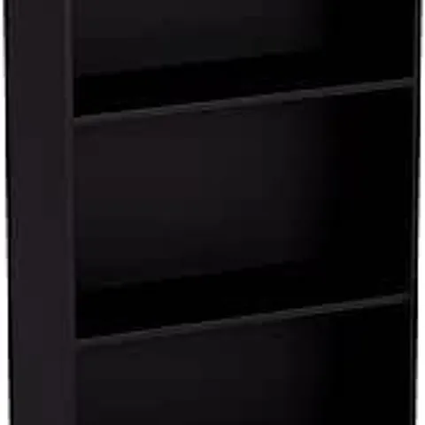 BOXED VIDA CAMBRIDGE 3 TIER MEDIUM BOOKCASE - BLACK (1 BOX)