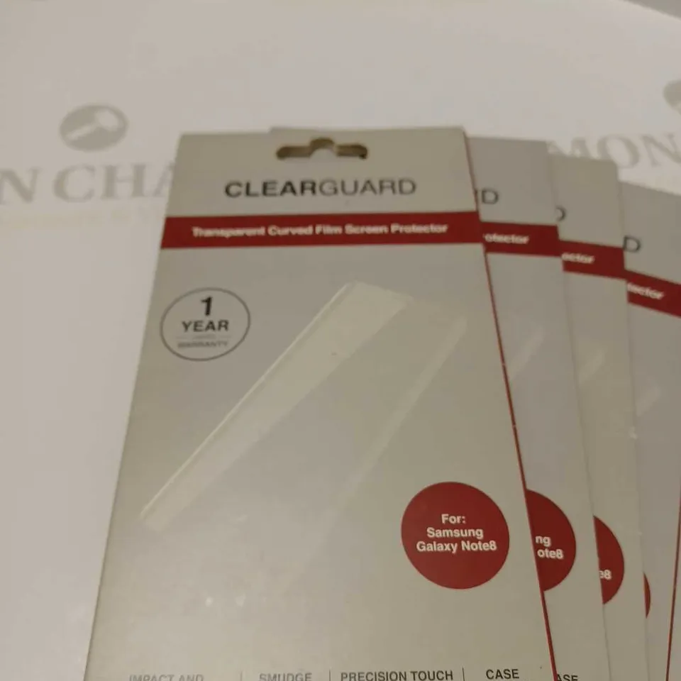 LOT OF FIVE TO INCLUDE SCREEN PROTECTORS FOR SAMSUNG GALAXY NOTE 8