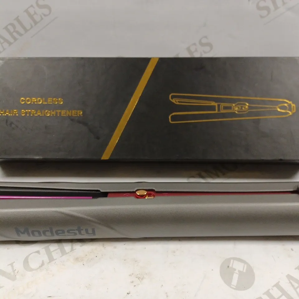 BOXED CORDLESS GREY HAIR STRAIGHTENERS 