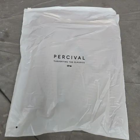 BAGGED PERCIVAL TENNIS BOXY KNITTED POLO IN TOFFEE - LARGE