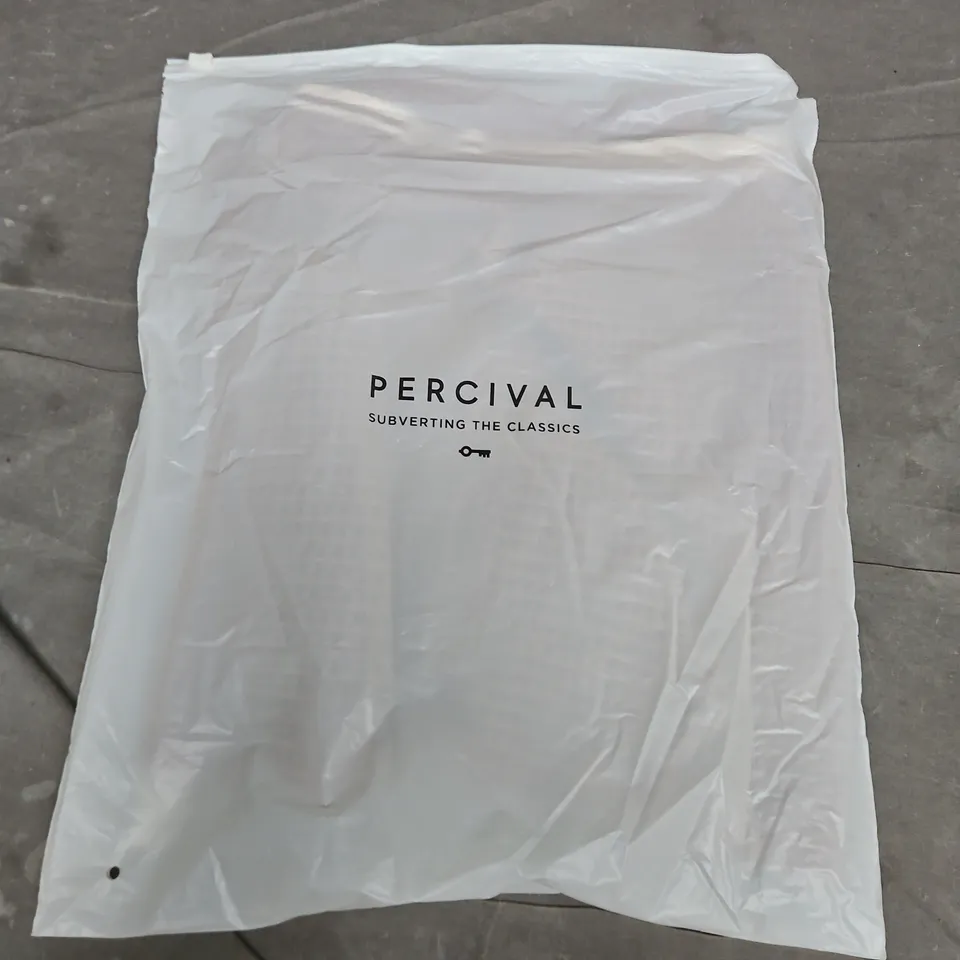 BAGGED PERCIVAL TENNIS BOXY KNITTED POLO IN TOFFEE - LARGE