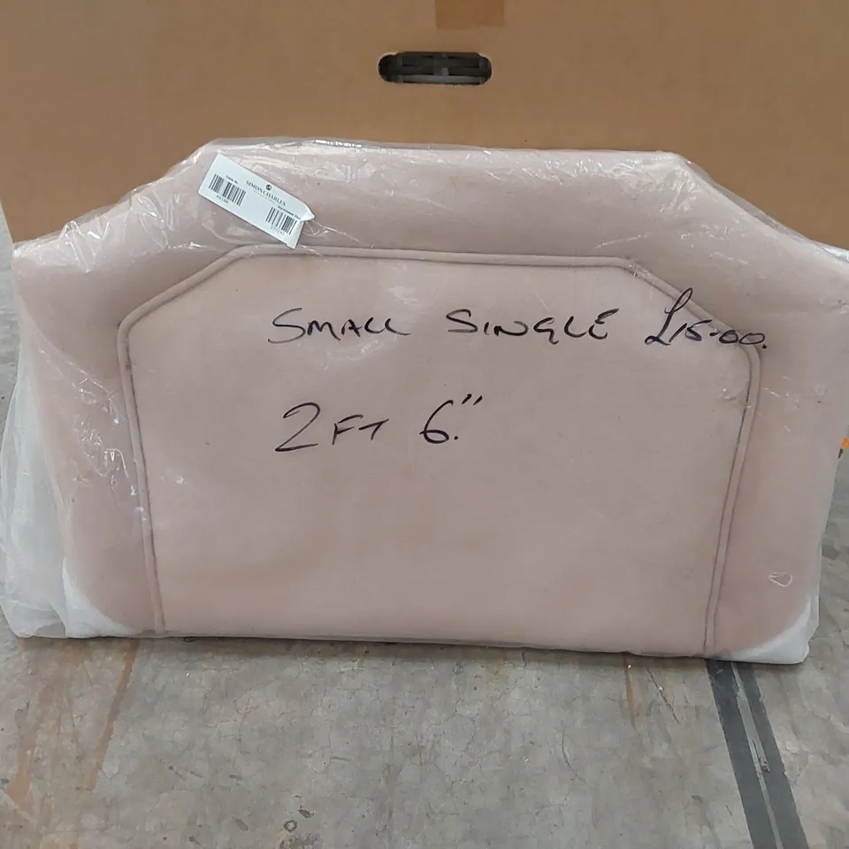 BAGGED DESIGNER 2'6" SMALL SINGLE HEADBOARD - PINK