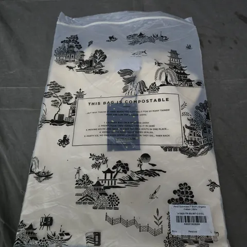 Percival Oversized T Shirt – Organic Cotton – Ecru – Size L