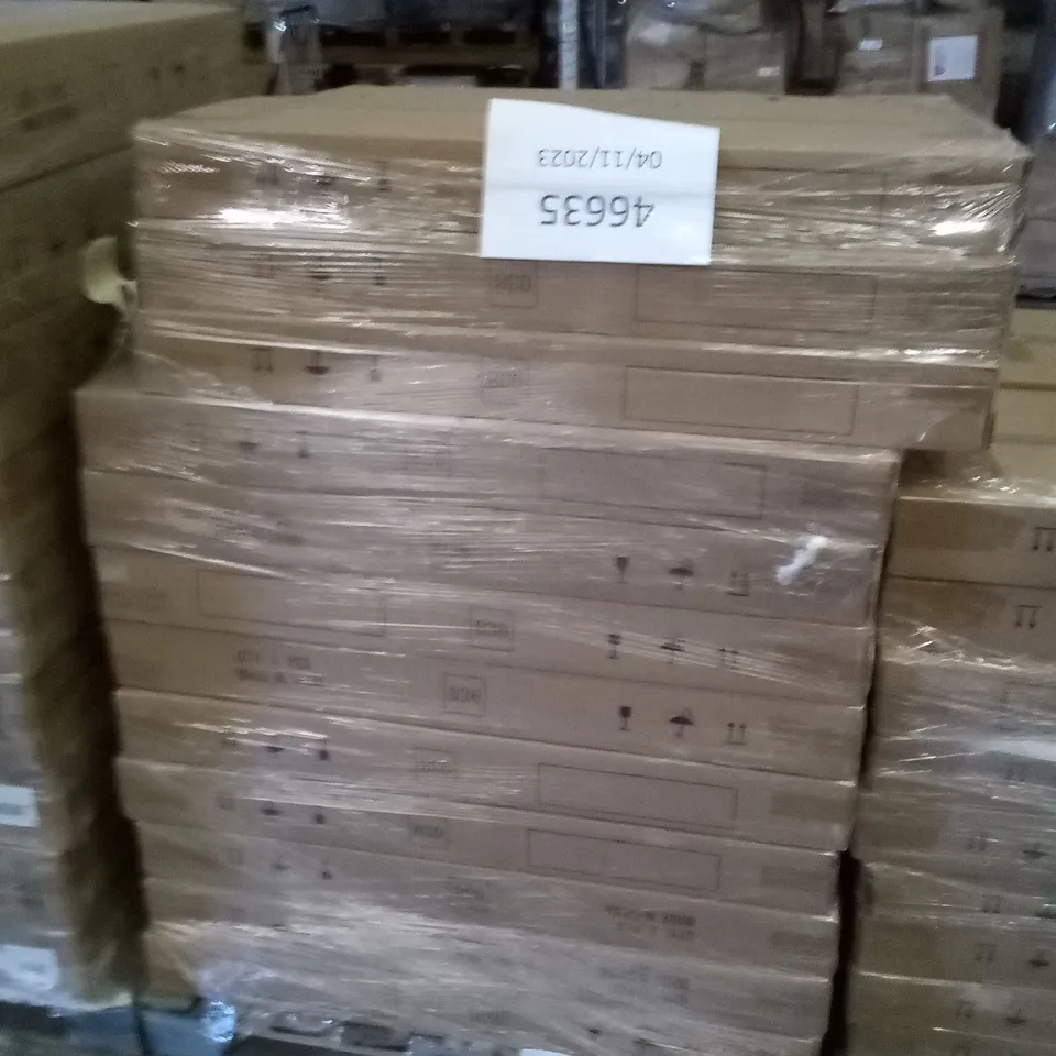 PALLET OF APPROXIMATELY 24 BOXED L-SHAPED COMPUTER DESKS 