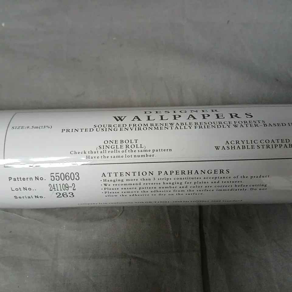 DESIGNER WALLPAPERS – ONE BOLT (SINGLE ROLL) PATTERN NO. 550603