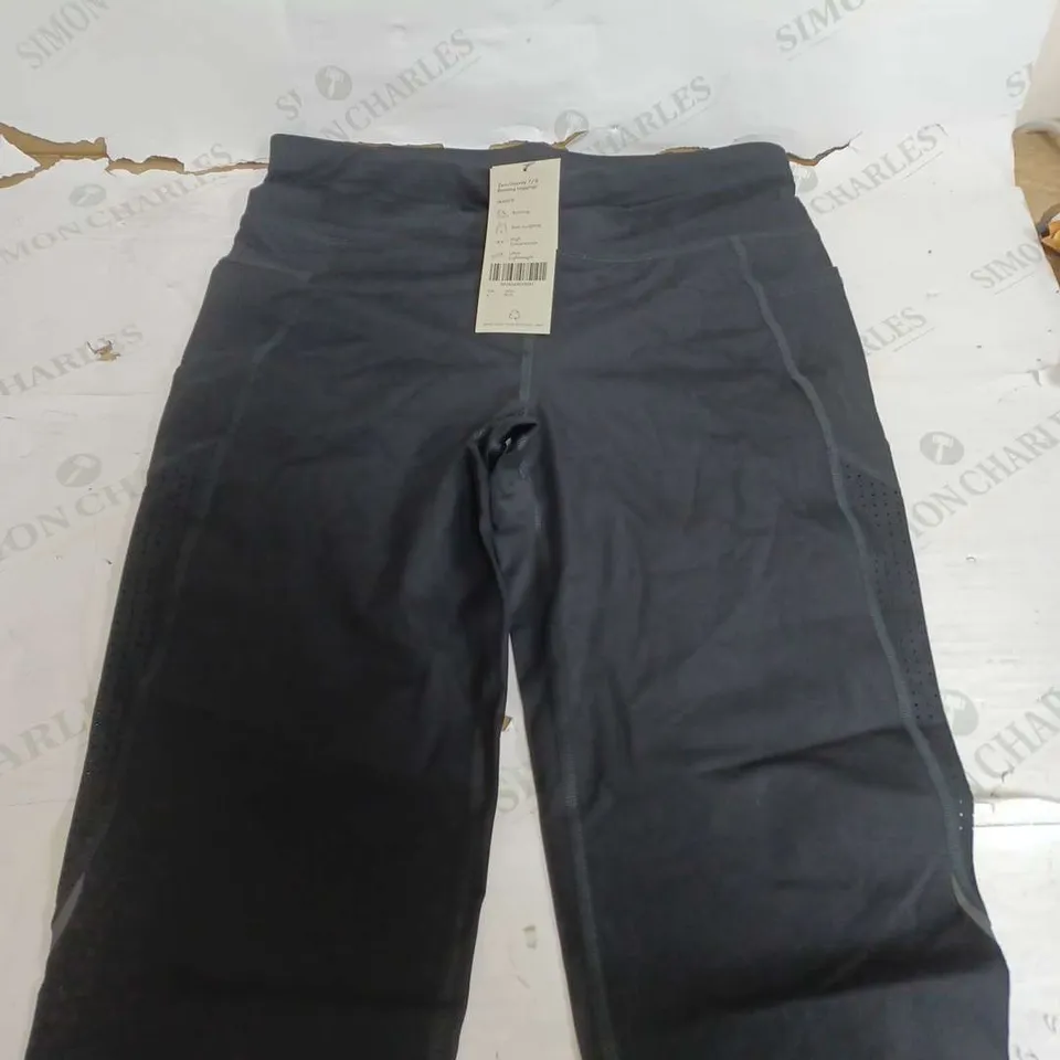 SWEATY BETTY ZERO GRAVITY 7/8 RUNNING LEGGINGS IN BLACK - LARGE