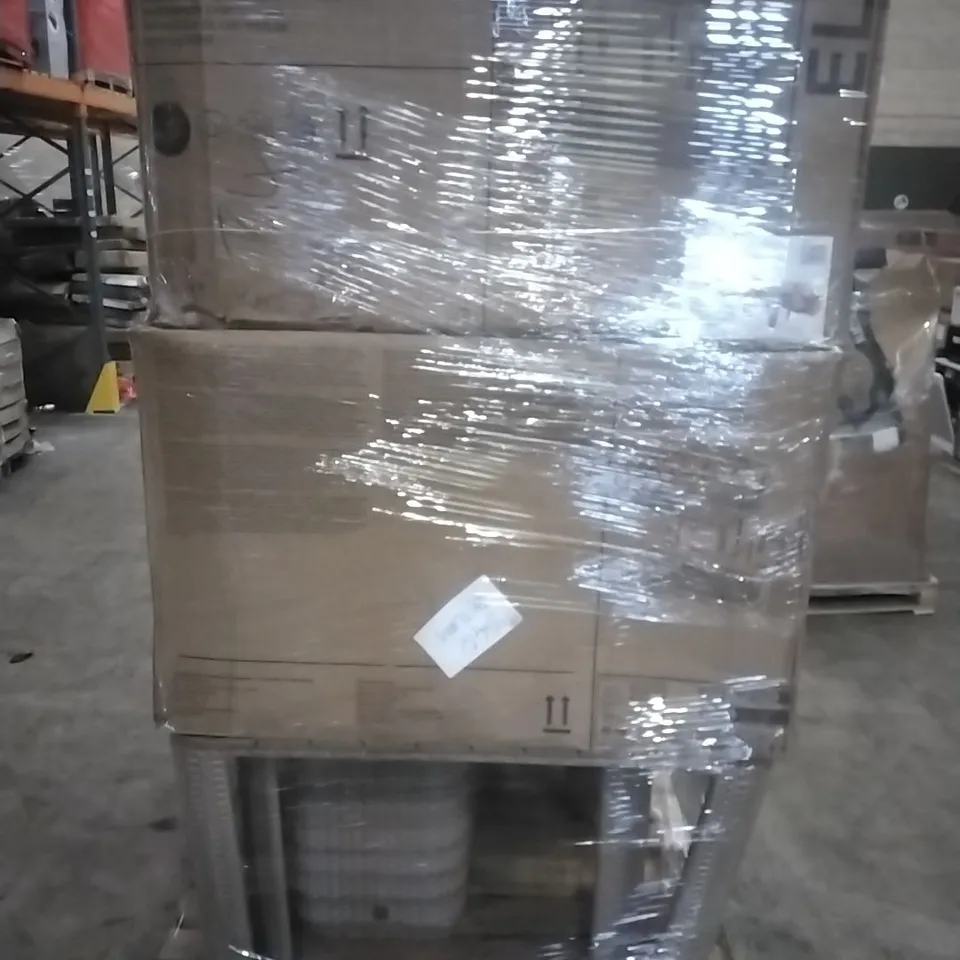 PALLET TO CONTAIN PALLET OF SPARE GARDEN PARTS
