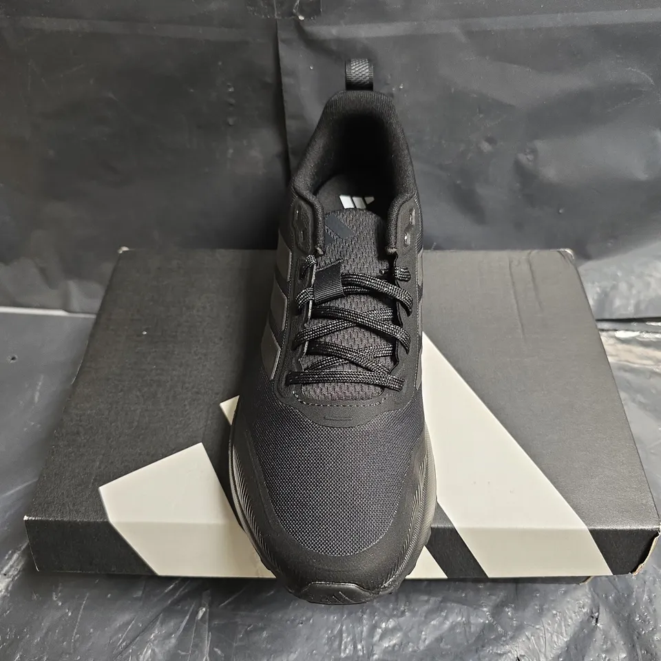 ADIDAS RUNFALCON 5 TR WOMENS RUNNING SHOES – BLACK, UK 7 (US 8.5)