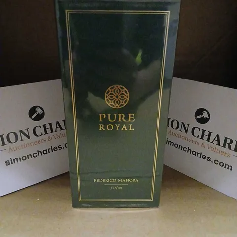 BOXED AND SEALED FEDERICO MAHORA PURE ROYAL UNISEX PARFUM 50ML